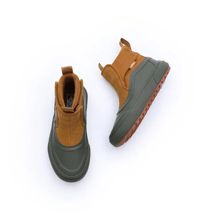 Vans Kids Shoes 48 Years Kids SlipOn Hi Terrain Hook And Loop MTE1 Shoes 48 Years Green Brown