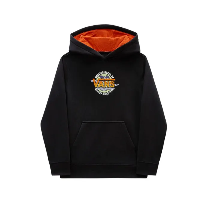 Vans Little Kids 28 Years Kids Little Haunted House Of Pullover Hoodie 28 Years Black