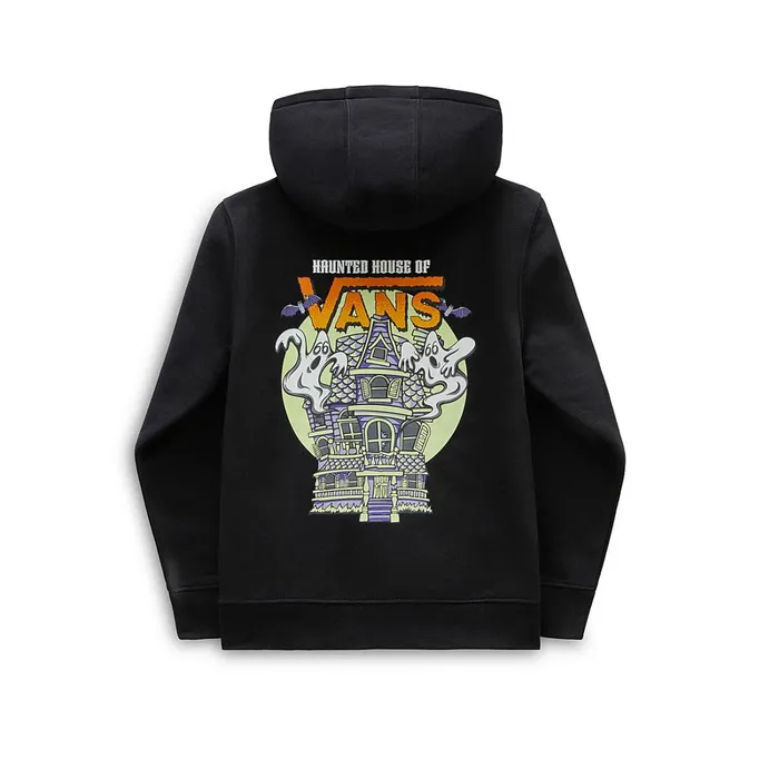 Vans Little Kids 28 Years Kids Little Haunted House Of Pullover Hoodie 28 Years Black