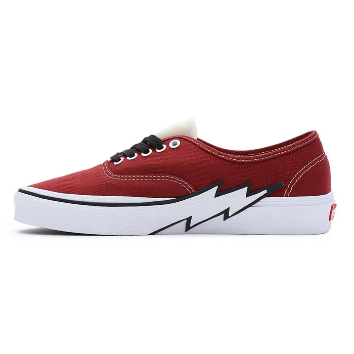 Vans Lowtop Shoes Men Authentic Bolt Shoes Red