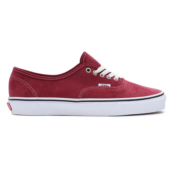 Vans Lowtop Shoes Men Authentic Corduroy Shoes Red