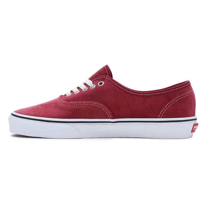 Vans Lowtop Shoes Men Authentic Corduroy Shoes Red
