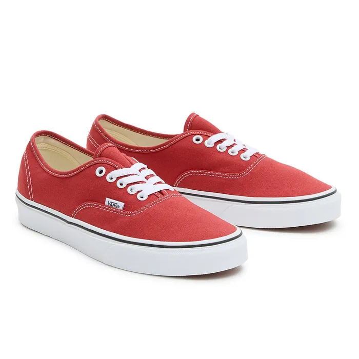 Vans Lowtop Shoes Men Color Theory Authentic Shoes Red