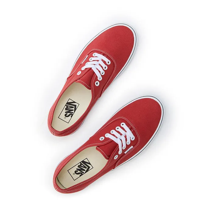 Vans Lowtop Shoes Men Color Theory Authentic Shoes Red