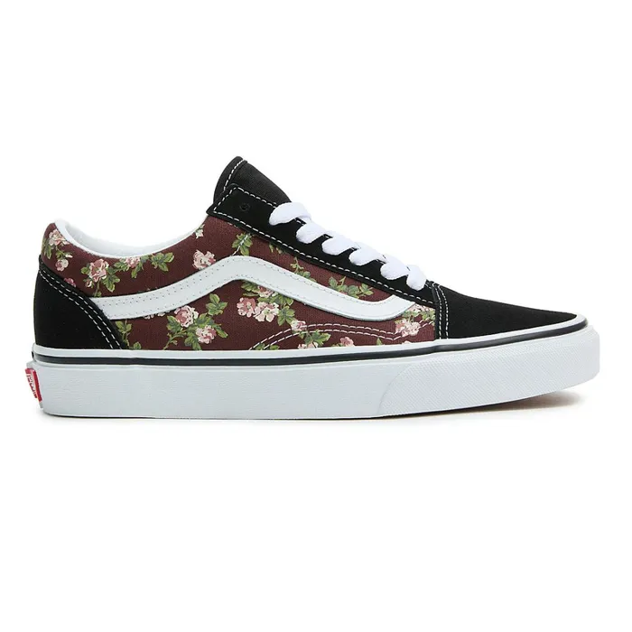 Vans Lowtop Shoes Men Old Skool Wallflower Floral Shoes Brown