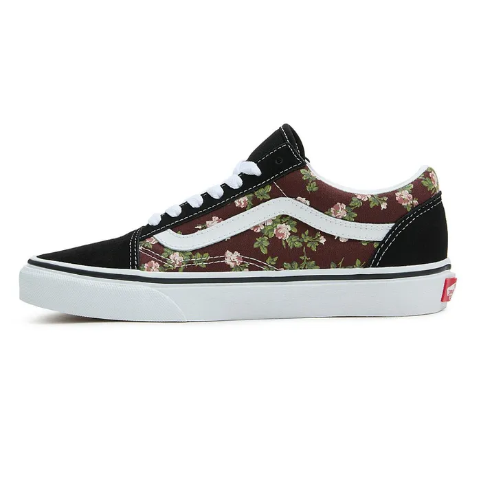 Vans Lowtop Shoes Men Old Skool Wallflower Floral Shoes Brown