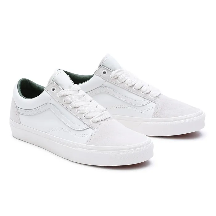 Vans Lowtop Shoes Men Oversized Laces Old Skool Shoes White