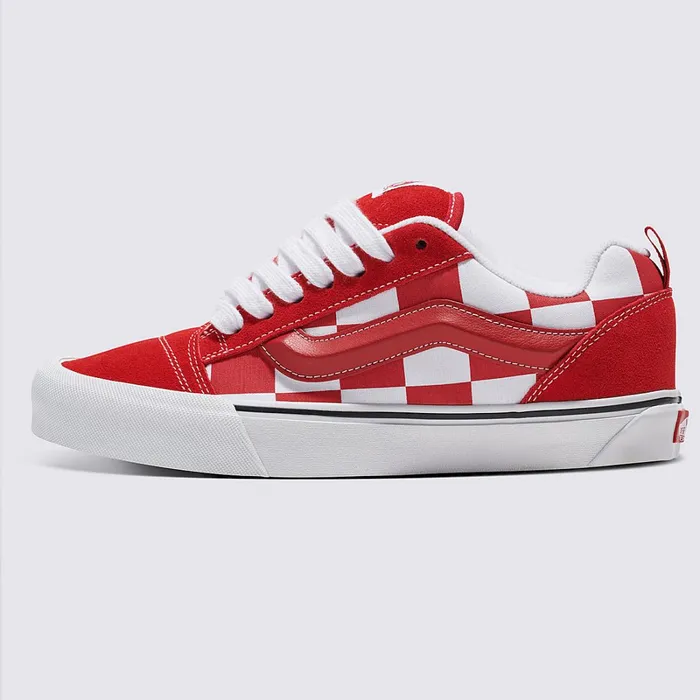 Vans Lowtop Shoes Women Knu Skool Shoes Red