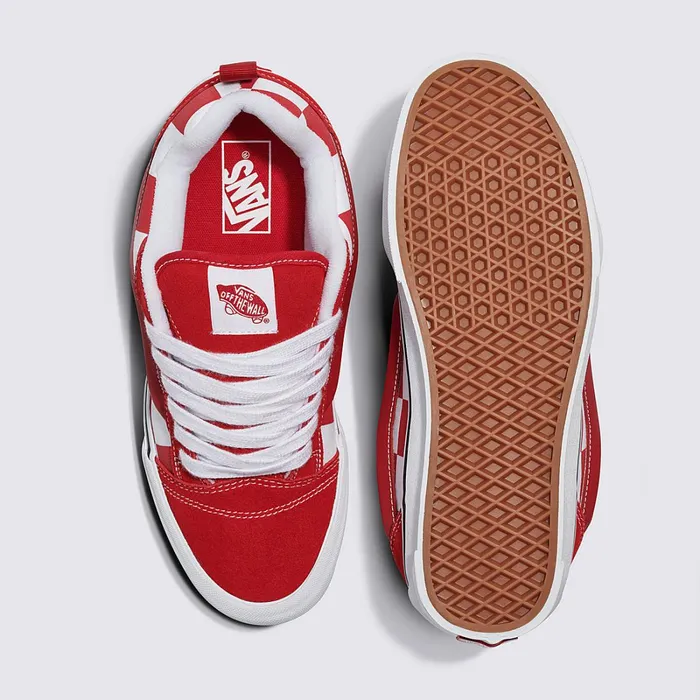 Vans Lowtop Shoes Women Knu Skool Shoes Red