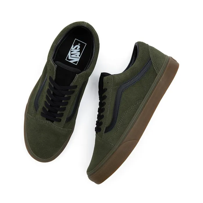 Vans Lowtop Shoes Women Old Skool Shoes Green