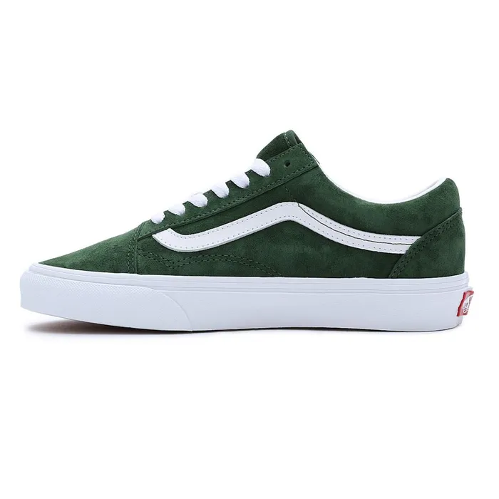 Vans Lowtop Shoes Women Pig Suede Old Skool Shoes Green