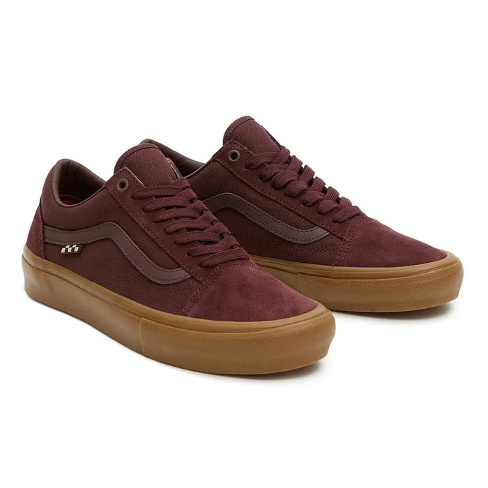 Vans Lowtop Shoes Women Skate Old Skool Shoes Brown