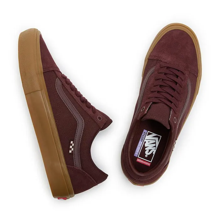 Vans Lowtop Shoes Women Skate Old Skool Shoes Brown