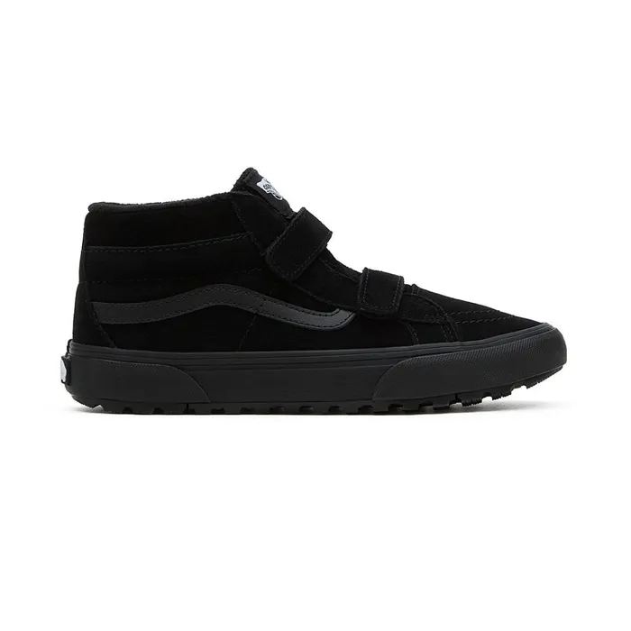 Vans MTE Shoes Kids Youth Sk8Mid Reissue Hook And Loop MTE1 Shoes 814 Years Black
