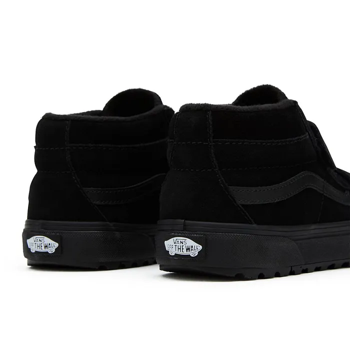 Vans MTE Shoes Kids Youth Sk8Mid Reissue Hook And Loop MTE1 Shoes 814 Years Black