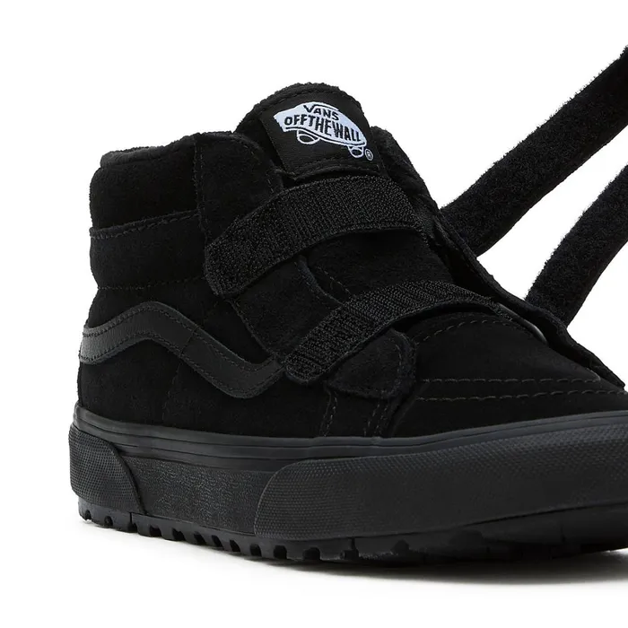 Vans MTE Shoes Kids Youth Sk8Mid Reissue Hook And Loop MTE1 Shoes 814 Years Black
