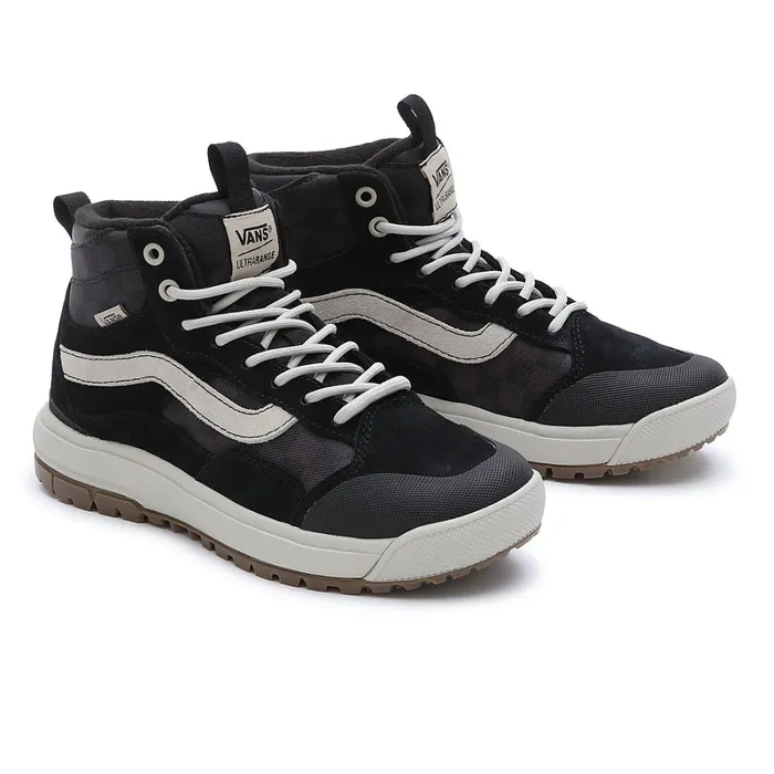 Vans MTE Shoes Women Tonal Checkerboard UltraRange EXO Hi MTE1 Shoes Black