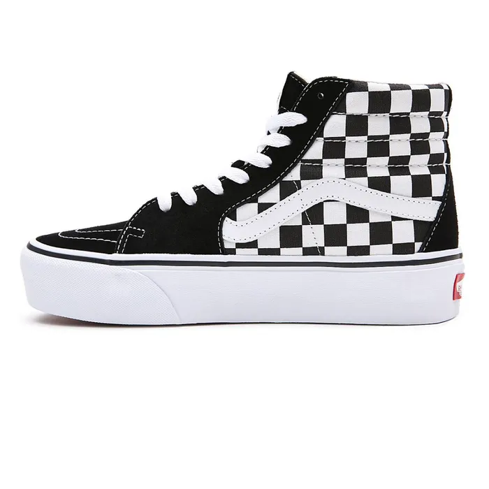 Vans Platform Shoes Women Sk8Hi Platform 20 Shoes Black White