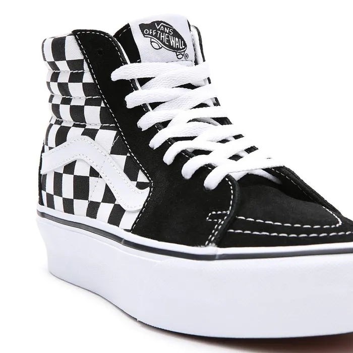 Vans Platform Shoes Women Sk8Hi Platform 20 Shoes Black White