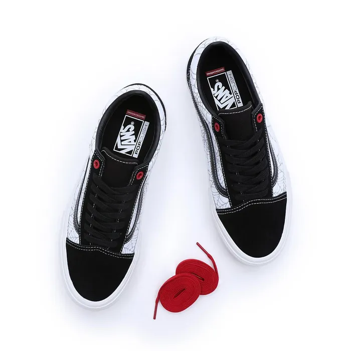 Vans Skate Shoes Men Black Widow Spider Old Skool Shoes