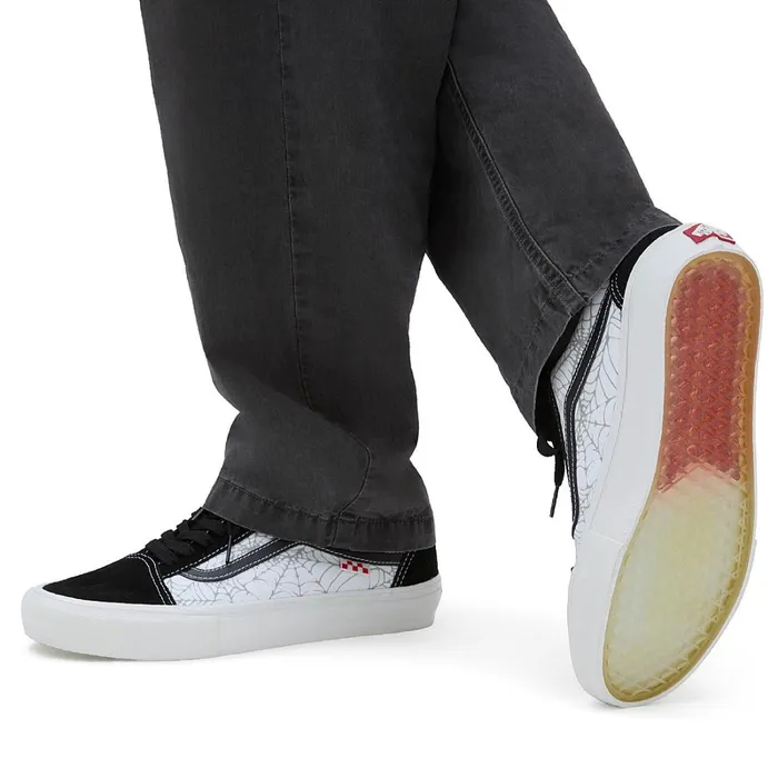 Vans Skate Shoes Men Black Widow Spider Old Skool Shoes