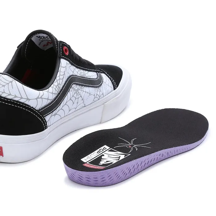 Vans Skate Shoes Men Black Widow Spider Old Skool Shoes