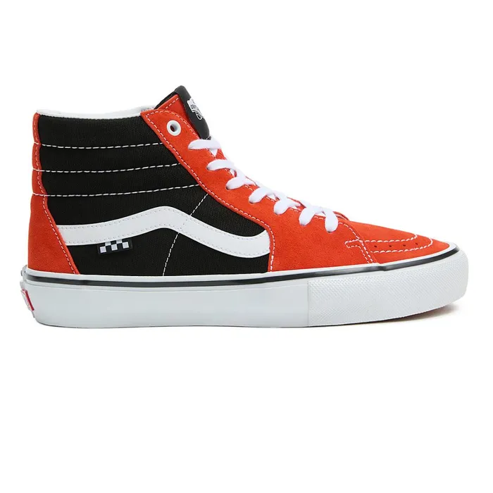 Vans Skate Shoes Women Skate Sk8Hi Shoes Red