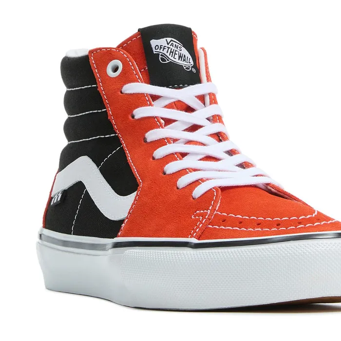 Vans Skate Shoes Women Skate Sk8Hi Shoes Red