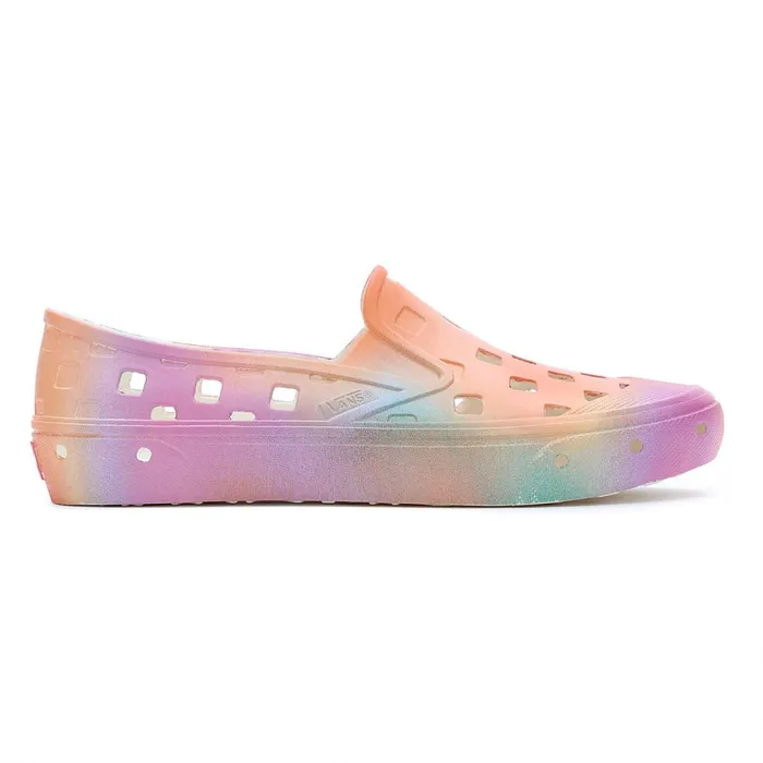 Vans Slipon Shoes Men Aura Fade SlipOn TRK Shoes Multicolour