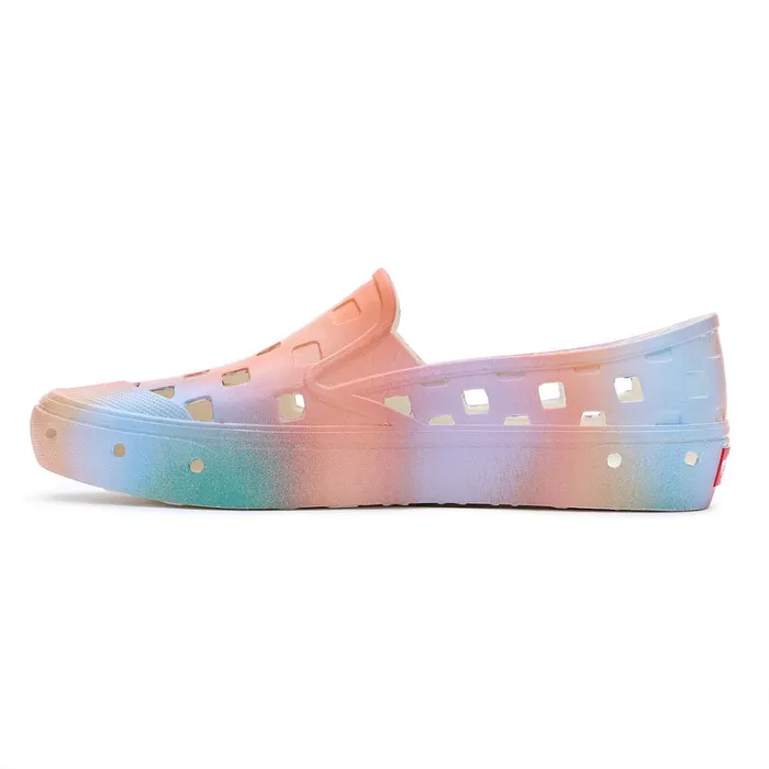 Vans Slipon Shoes Men Aura Fade SlipOn TRK Shoes Multicolour