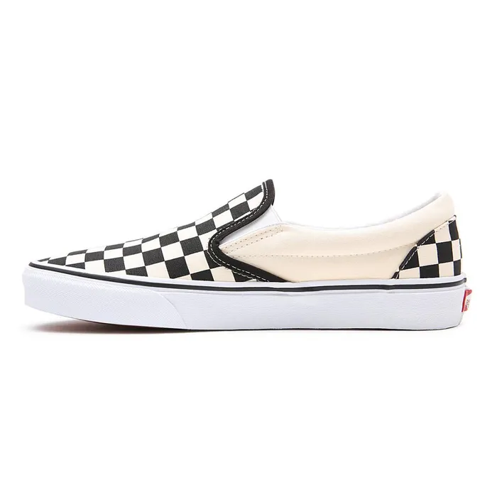 Vans Slipon Shoes Men Checkerboard Classic SlipOn Shoes Black White