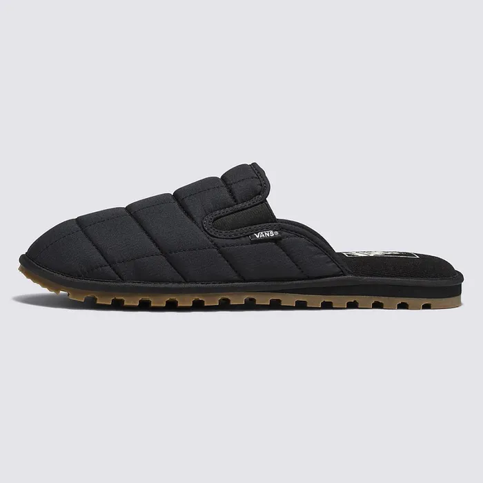 Vans Slipon Shoes Men Mountain Mule Vansguard Quilted Shoes Black