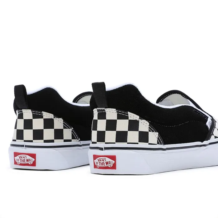 Vans Slipon Shoes Women Knu Slip Shoes Black White