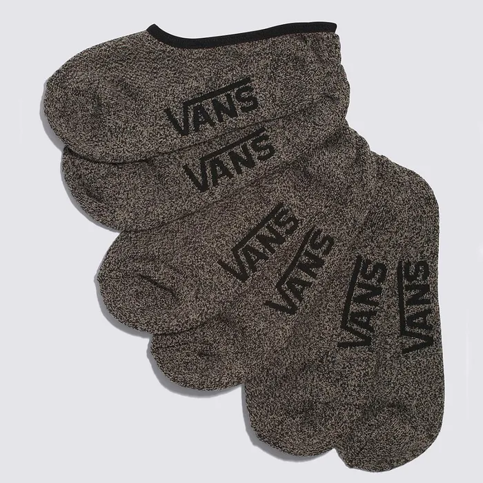 Vans Socks Men Classic Super No Show Socks 3 Pairs Grey