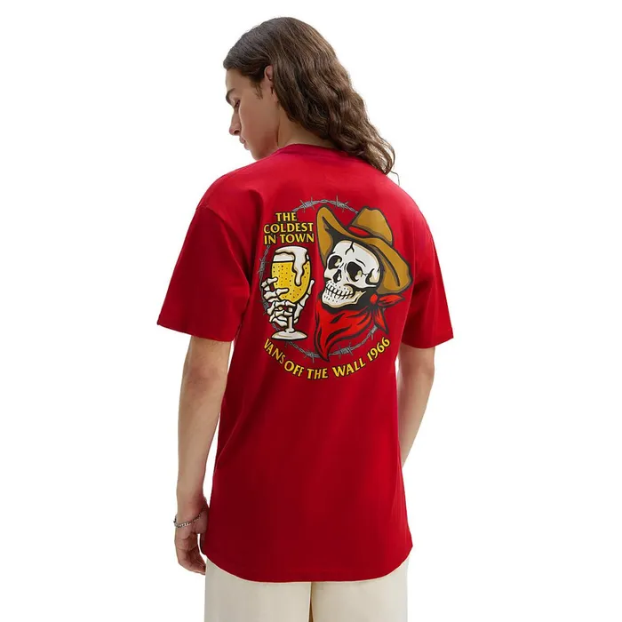 Vans Tshirts and Tanks Men Coldest In Town TShirt Red