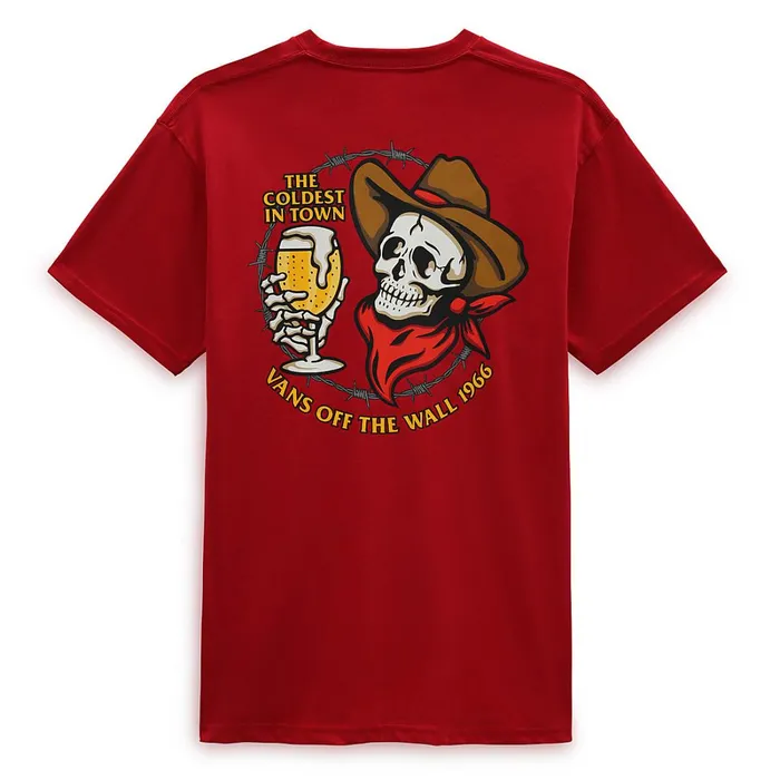 Vans Tshirts and Tanks Men Coldest In Town TShirt Red
