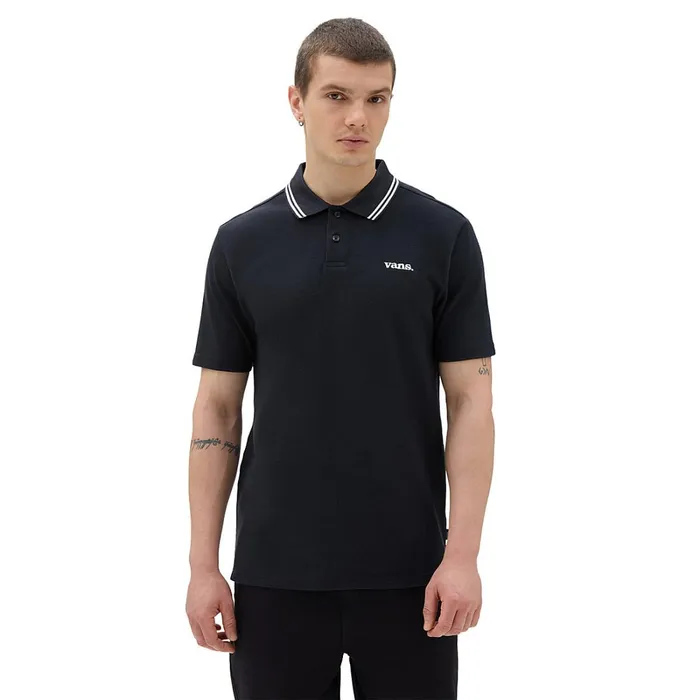 Vans Tshirts and Tanks Men Halecrest Polo Shirt Black