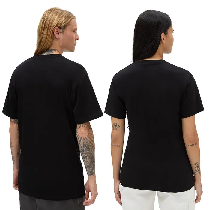 Vans Tshirts and Tanks Men Left Chest Logo Tshirt Black White