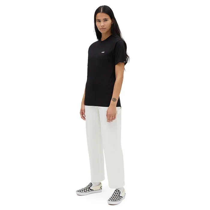 Vans Tshirts and Tanks Men Left Chest Logo Tshirt Black White