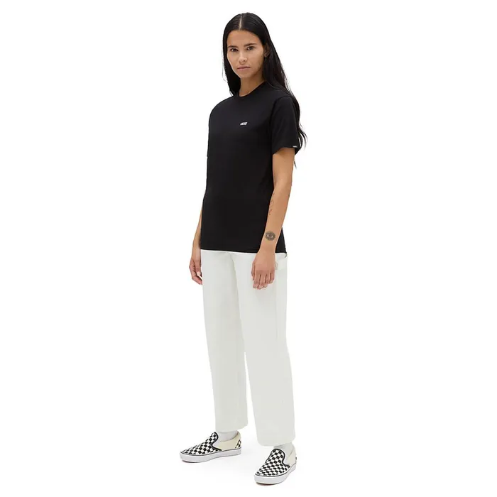 Vans Tshirts and Tanks Men Left Chest Logo Tshirt Black White
