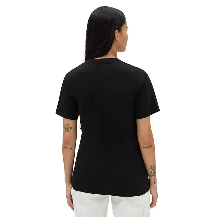 Vans Tshirts and Tanks Men Left Chest Logo Tshirt Black White