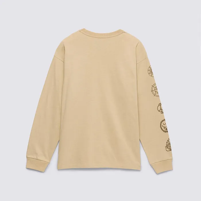 Vans Tshirts and Tanks Men Off The Wall Skate Classics TShirt Beige