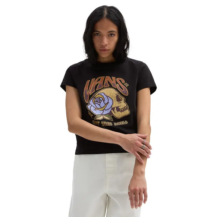 Vans Tshirts and Tops Women Affection Mini TShirt Black