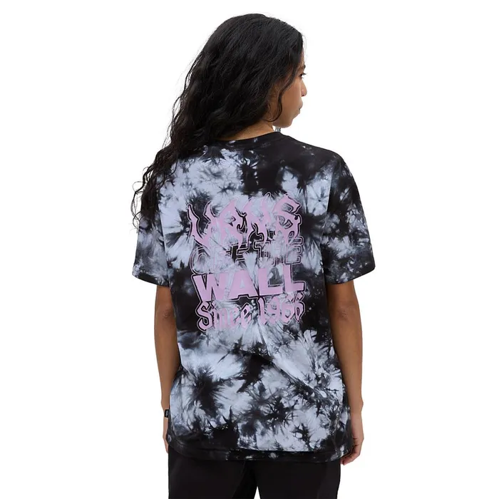 Vans Tshirts and Tops Women Manic Type Oversized Tshirt Black Purple