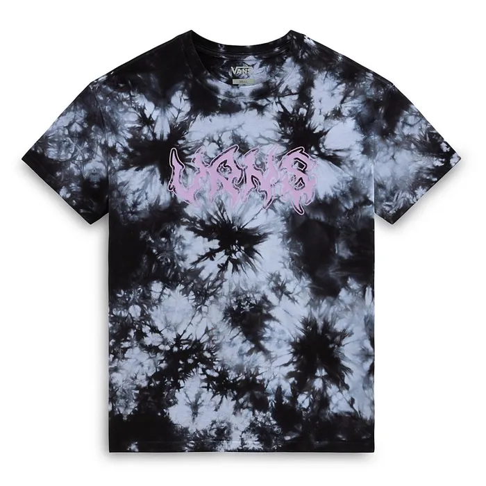 Vans Tshirts and Tops Women Manic Type Oversized Tshirt Black Purple