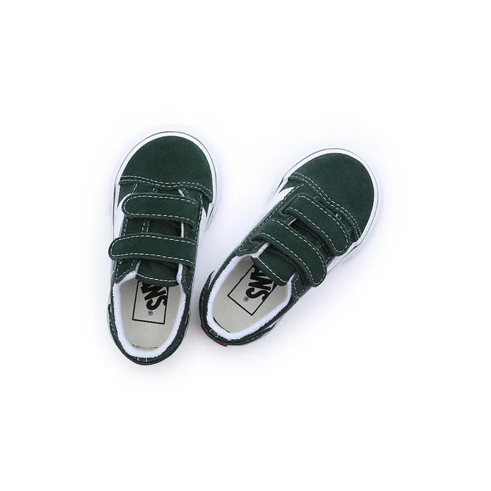 Vans Toddler Shoes 14 Years Kids Toddler Color Theory Old Skool Hook And Loop Shoes 14 Years Green