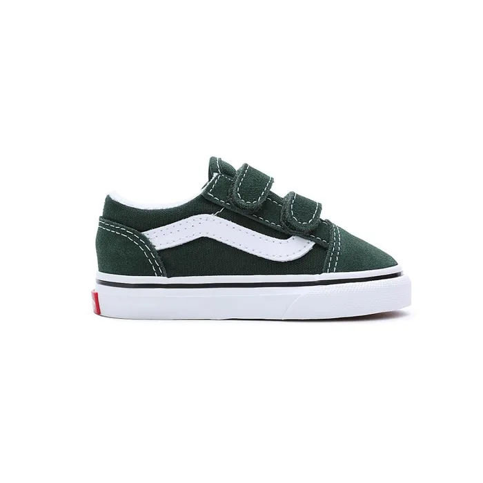 Vans Toddler Shoes 14 Years Kids Toddler Color Theory Old Skool Hook And Loop Shoes 14 Years Green