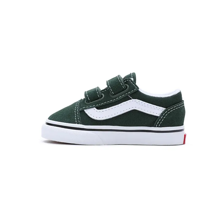 Vans Toddler Shoes 14 Years Kids Toddler Color Theory Old Skool Hook And Loop Shoes 14 Years Green