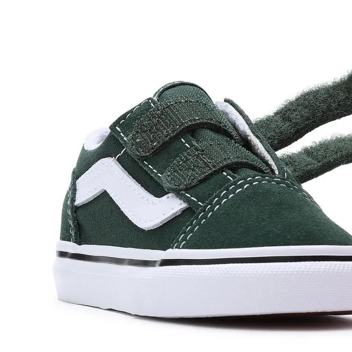 Vans Toddler Shoes 14 Years Kids Toddler Color Theory Old Skool Hook And Loop Shoes 14 Years Green
