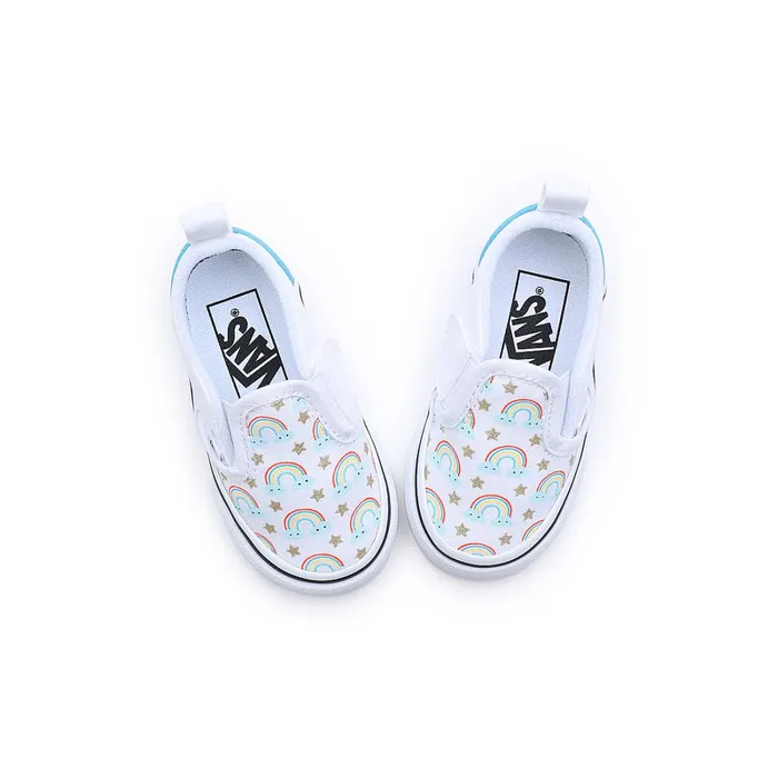 Vans Toddler Shoes 14 Years Kids Toddler SlipOn Hook And Loop Shoes 14 Years White